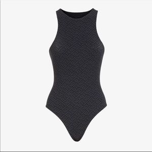 Fendi x Skims High Neck Bodysuit | Black Size XS | NWT